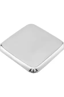 JAGGERY Stainless Steel Heavy Square Plate Pack Of 6pcs ( jumbo Dinner Plate L-28.5cm,W-28.5cm) Useful As Serving Tray