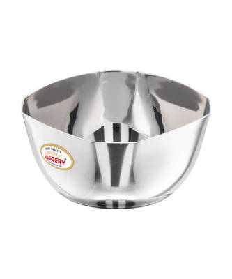 JAGGERY Steel Double Square Bowl/Octagon Vati, Wati,Katori Set of 6pcs (Capacity-150ml,Dia-8cm ,Height-4cm) 1