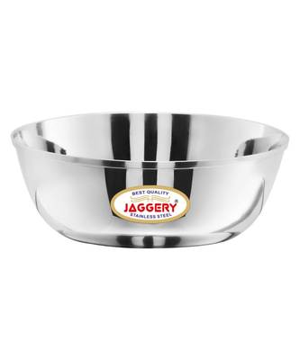 JAGGERY Stainless Steel  Katora Set  Big Bowl-700ml ( Pack Of 4) Rust Proof Useful as Mixing Bowl or Serving Donga 3