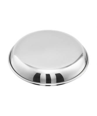JAGGERY Steel Halwa Plate Snacks Plate Dessert Plate Sweet Set Of 6(Capacity-100ml,Dia-11cm,Height-2cm) 3