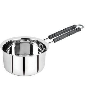 JAGGERY Stainless Steel Extra Heavy Saucepan with Sturdy Handle, TeaPan,MilkPan,Tapeli (capacity-1LTR)1000ml 1