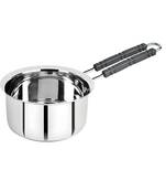 JAGGERY Stainless Steel Extra Heavy  Saucepan with Sturdy Handle,Tea Pan,Milk Pan,Tapeli (capacity-1.4LTR) 1400ml