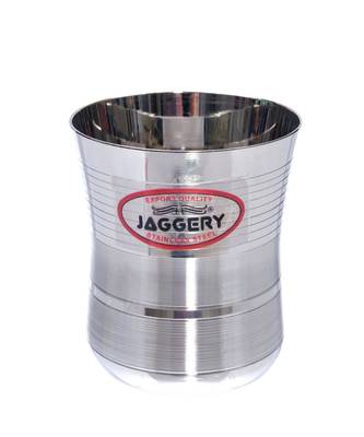 JAGGERY Brand Stainless Steel Tea,Coffee Glass Set Of 6 (Capacity-160ml, Height- 6.3cm) 2