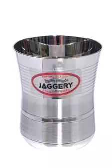 JAGGERY Brand Stainless Steel Tea,Coffee Glass Set Of 6 (Capacity-160ml, Height- 6.3cm)