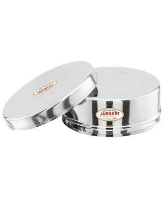 JAGGERY Stainless Steel Container Useful as Tiffin or Lunch Pack / Steel Puri Dabba Set Of 1pc Capacity  650ml 5