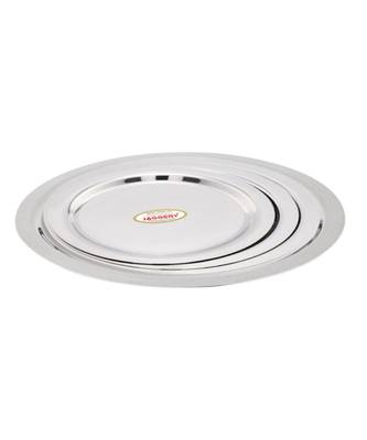 JAGGERY  Steel Lids/Tope Cover Set of 4 Pcs Multipurpose Dhakkan for small size Handi (Dia  12Cm 13.5Cm 15Cm 16Cm) 1