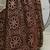 Deep maroon Metallic Foil Printed taffeta-silk semi stitched lehenga