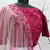 Purple Pink shibori Printed With Sequins cotton semi stitched lehenga