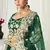 Charming Green Badla Worked net fabric Party wear Lehenga choli
