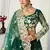 Charming Green Badla Worked net fabric Party wear Lehenga choli