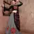Grey Gujarati Gamthi Hand Embroidered Cotton Indian Traditional Dandiya Raas Garba Lehenga Choli For Navratri Festival