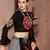 Grey gujarati gamthi hand embroidered cotton indian traditional dandiya raas garba lehenga choli for navratri festival