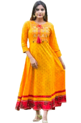 Yellow Kurti 1
