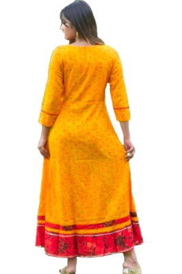 Yellow Kurti 3