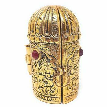 BK Creation Shree Ram Darbar Brass Idol for Home Decor and Pooja - Statue Showpiece Murti (Golden) 3