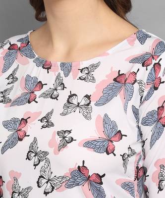 Heavy Digital Print Kurta With Fancy Bell Sleeves 5