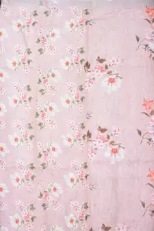 multicolor Handloom Linen digital print sarees