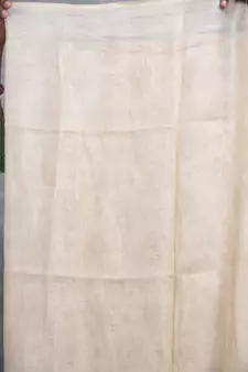 multicolor Handloom Linen digital print sarees