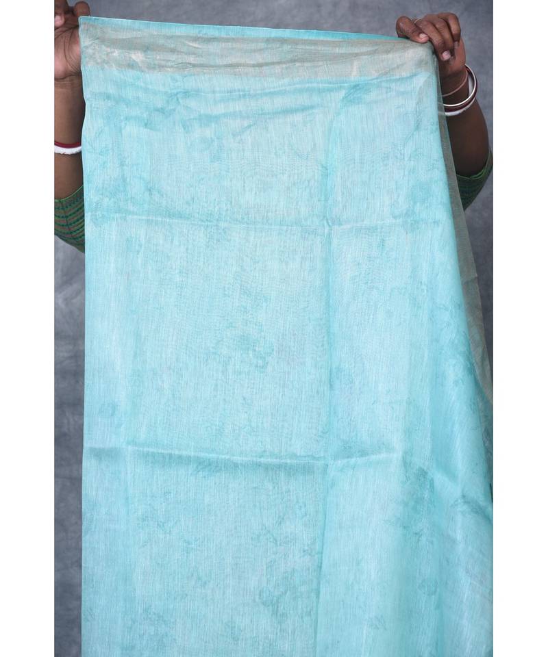 multicolor Handloom linen With Digital Print