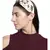 Nude & Multi Floral Embellished Faux Silk  Hair Band