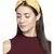 Orange & Multi Floral Embellished Faux Silk  Hair Band