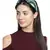 Dark Green & Multi Quirky Embellished Velvet  Hair Band