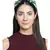 Dark Green & Multi Quirky Embellished Velvet  Hair Band