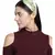 Pastel Green & Gold Floral Embellished Faux Silk  Hair Band
