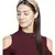Copper & Multi Floral Embellished Faux Silk  Hair Band