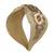 Copper & Multi Floral Embellished Faux Silk  Hair Band
