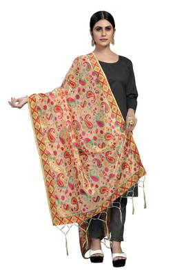 MULTIcolor Traditional Silk Printed Dupatta 2