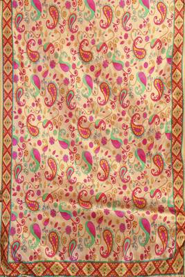MULTIcolor Traditional Silk Printed Dupatta 4