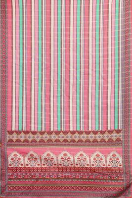 MULTIcolor Traditional Silk Printed Dupatta 4