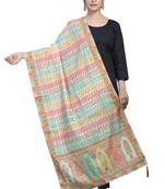 MULTIcolor Traditional Silk Printed Dupatta
