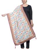 MULTIcolor Traditional Silk Printed Dupatta