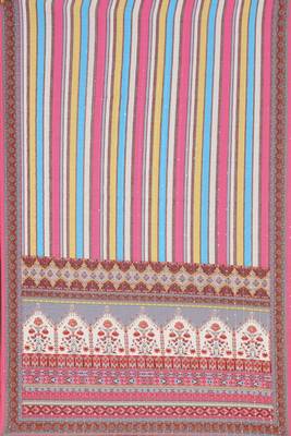 MULTIcolor Traditional Silk Printed Dupatta 4