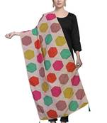 MULTIcolor Traditional Silk Printed Dupatta