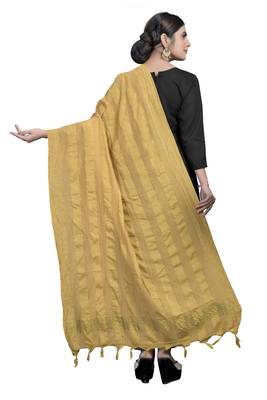 BEIGE Traditional Silk Printed Dupatta 3