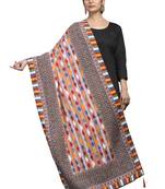 MULTIcolor Traditional Silk Printed Dupatta