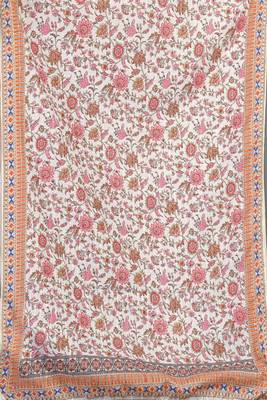 MULTIcolor Traditional Silk Printed Dupatta 4