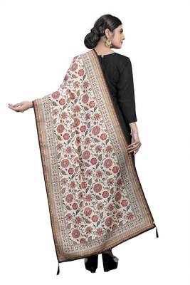 MULTIcolor Traditional Silk Printed Dupatta 3