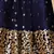 Violet zari embroidered net Semi Stitched bridal lehenga