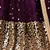 Wine zari embroidered net Semi Stitched bridal lehenga