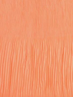 Orange Color Satin Silk Pleated Bollywood Saree With Digital Print Blouse Piece 5