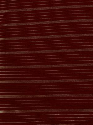 Maroon Color Foil Print Stripes Malai Silk Designer Saree With Embellished Blouse Piece 5