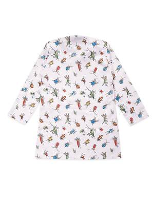 Multicolor printed cotton boys-kurta-pyjama 3