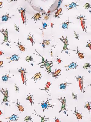Multicolor printed cotton boys-kurta-pyjama 5