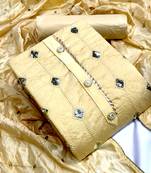 VredeVogel Yellow Modal  Unstiched Dress Materials