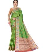 Sea Green Designer Art Silk Party Wear Saree