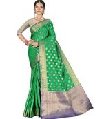 Sea Green Designer Art Silk Party Wear Saree